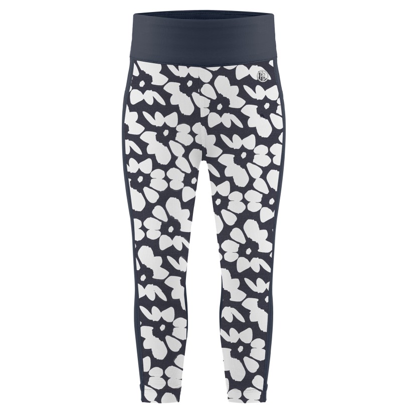 Girls leggings flower oxford blue/blue