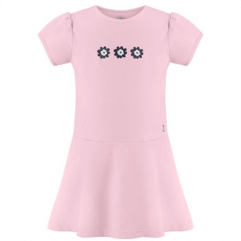 Girls dress powder pink