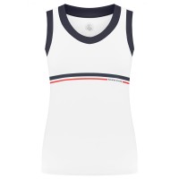 Womens tank top white/oxford blue