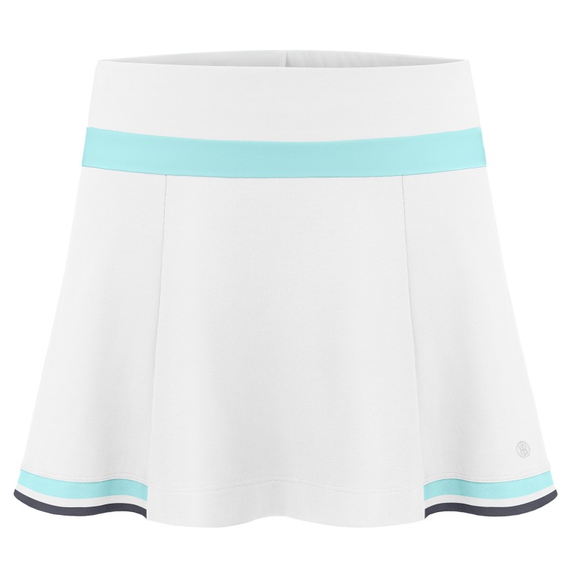 Womens tennis skort white/sky blue