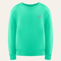 Womens cotton sweatshirt beach mint