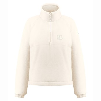 Womens polartec sweater white