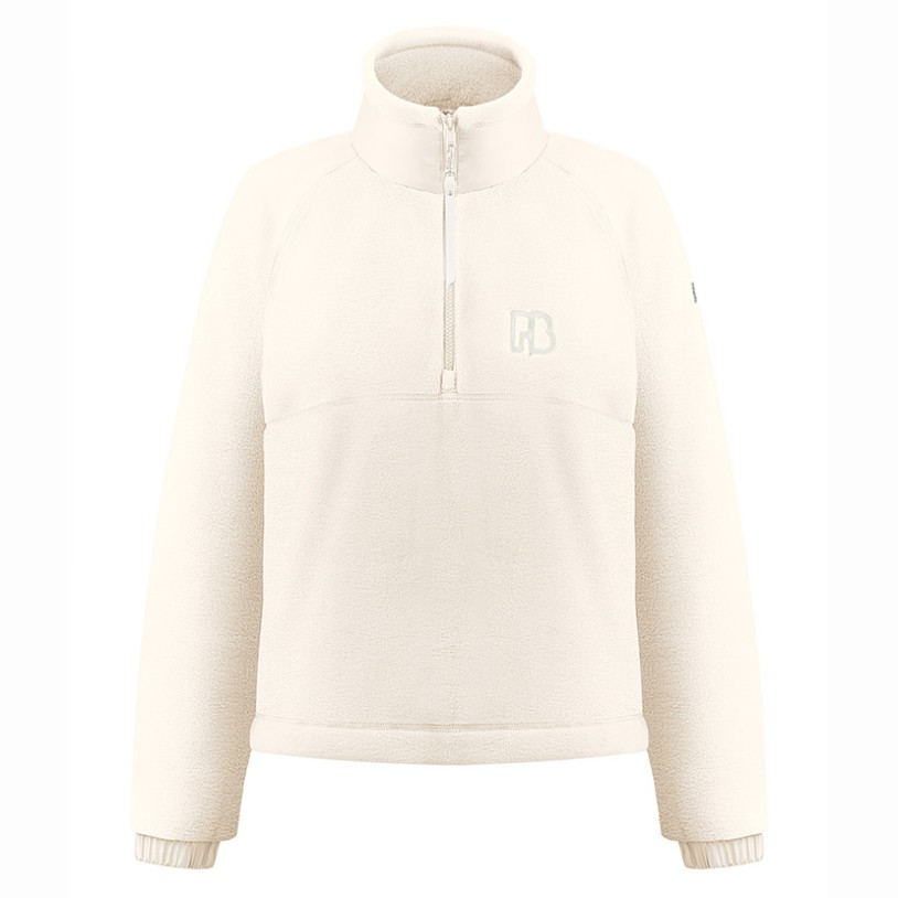 Womens polartec sweater white