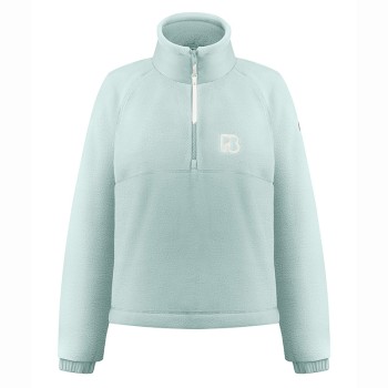 Womens polartec sweater aloe blue