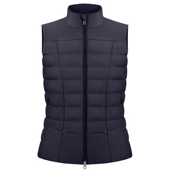 Womens vest oxford blue