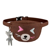 Sherpa waist bag choco brown