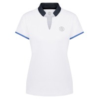 Womens white polo shirt