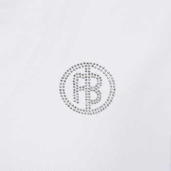 Womens white polo shirt