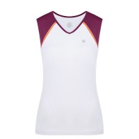 Womens top white/jam purple