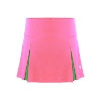 Womens skort bubble pink/emerald green