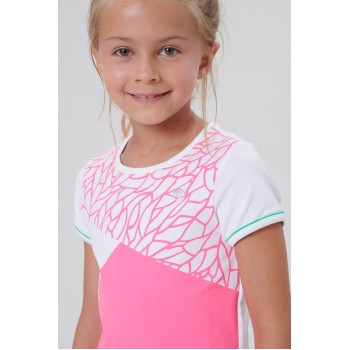 Girls skort white/bubble pink