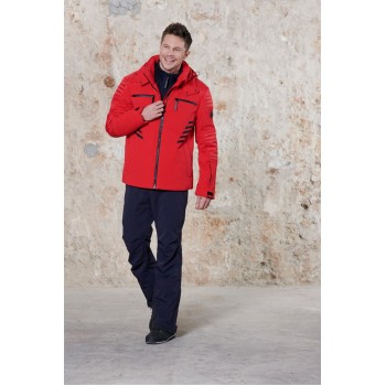 Mens stretch jacket scarlet red