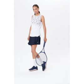 Womens tank fancy white/oxford blue