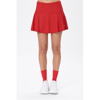 Womens skort cherry red (recycled)