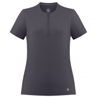Womens polo shirt carbone grey