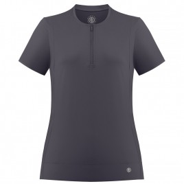 Womens polo shirt carbone grey