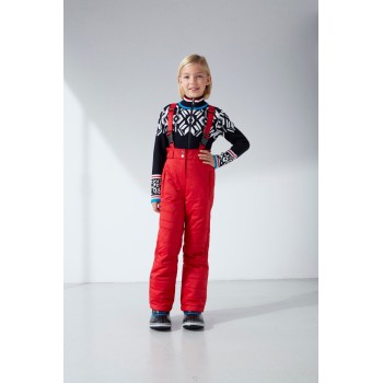 Girls ski pants scarlet red