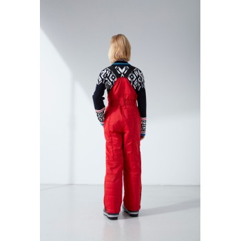 Girls ski pants scarlet red