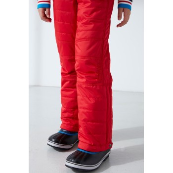 Girls ski pants scarlet red