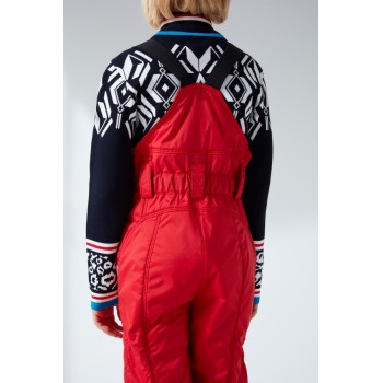 Girls ski pants scarlet red