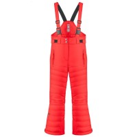 Girls ski pants scarlet red