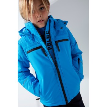 Boys ski jacket diva blue