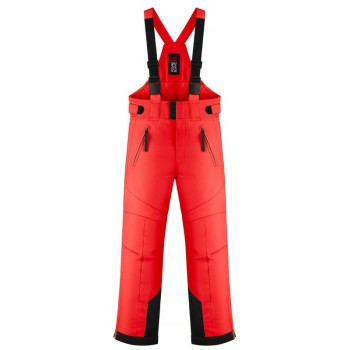 Boys ski pants scarlet red