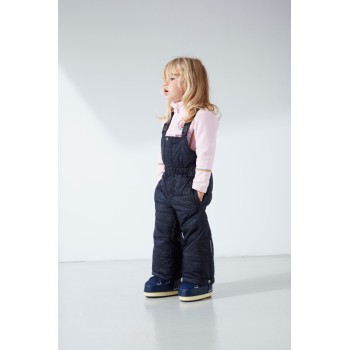 Girls quilted ski pants gothic blue