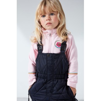 Girls quilted ski pants gothic blue