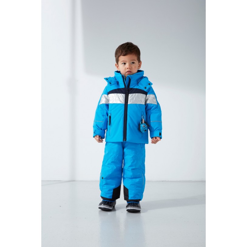 Boys ski jacket multico diva blue