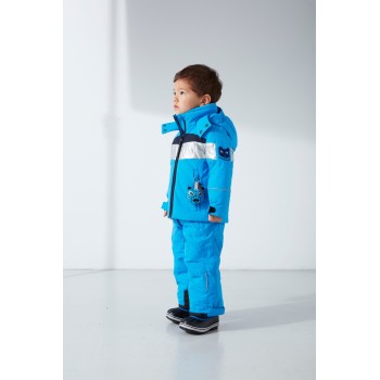 Boys ski jacket multico diva blue