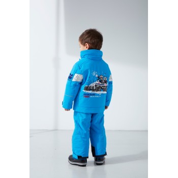 Boys ski jacket multico diva blue