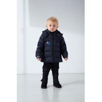 Boys synthetic down jacket gothic blue