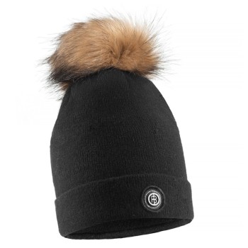 Girls knited hat black