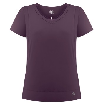 Womens stretch t-shirt mulberry purple