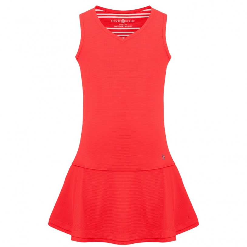 Girls eco active dress techno red