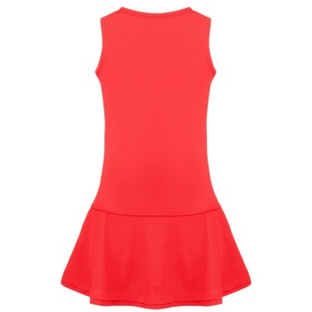 Girls eco active dress techno red