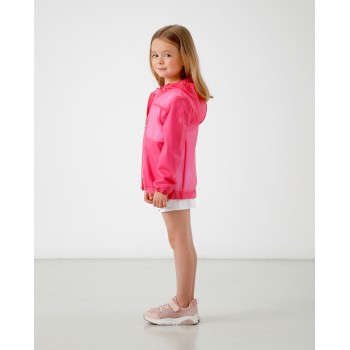 Girls rain jacket jelly pink