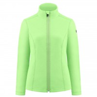 Womens micro fleece paradise green