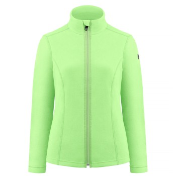 Womens micro fleece paradise green