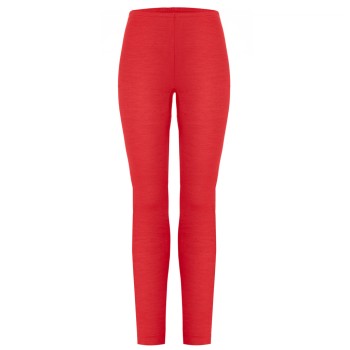 Womens merino wool pants rhubarb