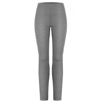 Womens merino wool pants stone grey heather