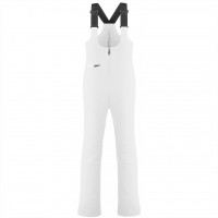 Womens stretch bib pants white