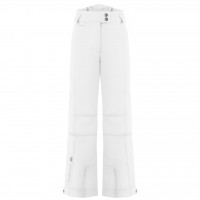 Girls stretch ski pants white