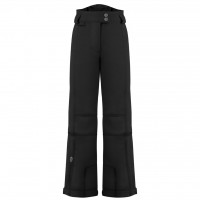 Girls stretch ski pants black