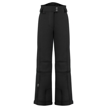 Girls stretch ski pants black