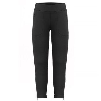 Girls stretch fleece pants black