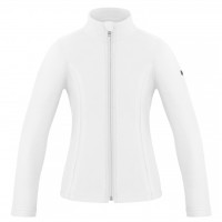 Girls micro fleece jacket white