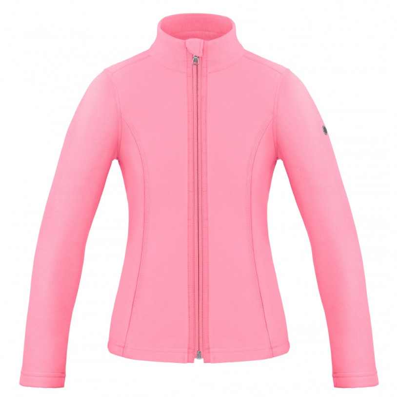 Girls micro fleece jacket glory pink