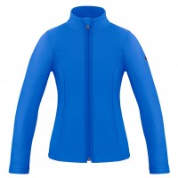 Girls micro fleece jacket king blue